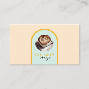 Tarjeta De Visita Coffee Cafe Business Card