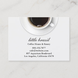 Tarjeta De Visita Coffee Chubby Business Card