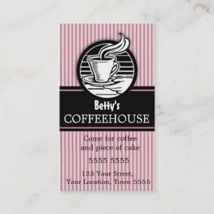 Tarjeta De Visita Coffee House Business Card