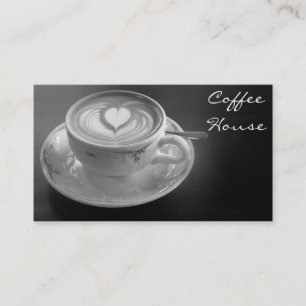 Tarjeta De Visita Coffee House Business Card