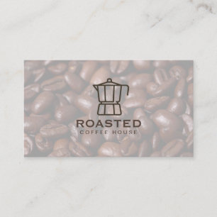 Tarjeta De Visita Coffee Pot Beans