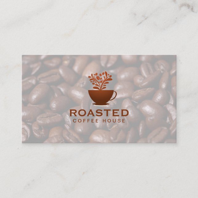 Tarjeta De Visita Coffee Pot Beans | Barista (Anverso)