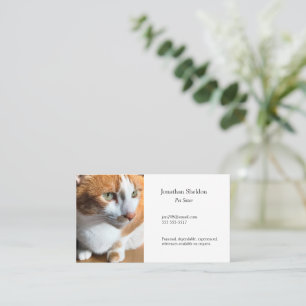 Tarjeta De Visita Coger de gato de Tabby