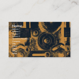 Tarjeta De Visita Cogs Business Card