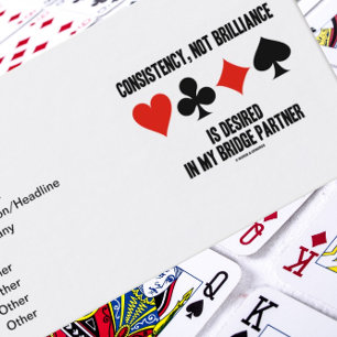 Tarjeta De Visita Coherencia No Brilliance Desired Bridge Partner