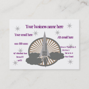 Tarjeta De Visita cohete