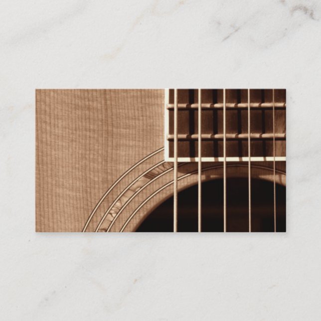 Tarjeta De Visita Coja el ritmo - primer 1 de la sepia (Anverso)