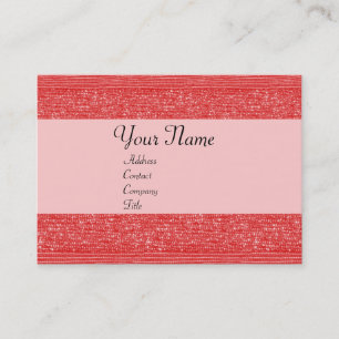 TARJETA DE VISITA COJAS DE MODA ROJA