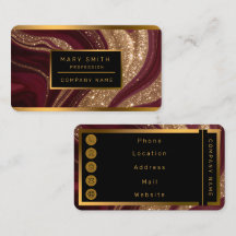 Colección Burgundy Oro de Lujo de Moda