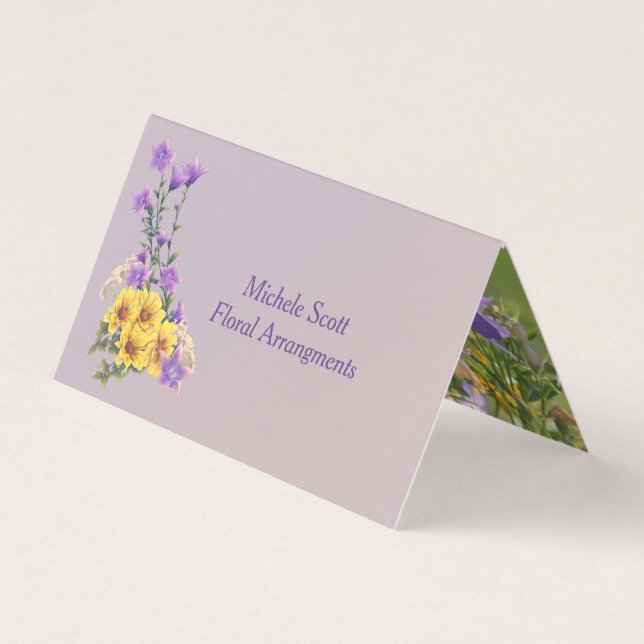 Tarjeta De Visita Colección de jardines de primavera (Anverso)