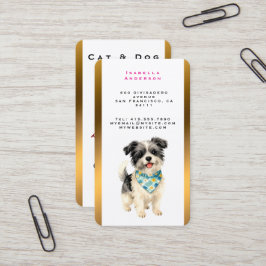 Tarjeta De Visita Colección de lujo personalizada para perros de mod