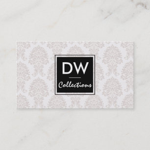 Tarjeta De Visita Colecciones de diseño   Damasco, exquisito