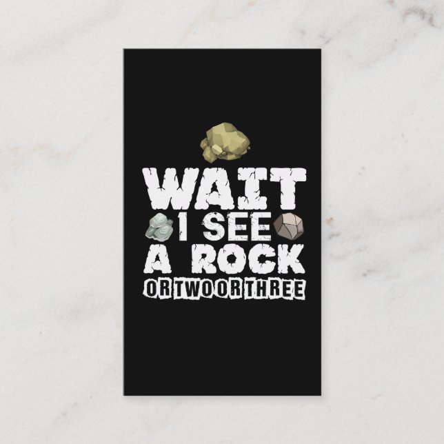 Tarjeta De Visita Coleccionista Rock - Graciosa Geología Mineral Geó (Anverso)