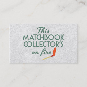 Tarjeta De Visita Colector del Matchbook