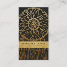Tarjeta De Visita Colector ideal bohemio del falso Relieve