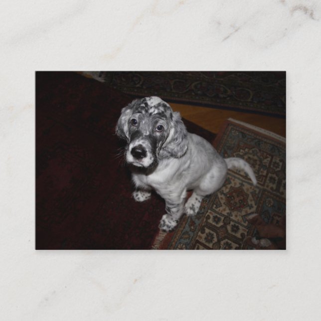 Tarjeta De Visita Colgante de inglés (Anverso)