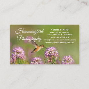 Tarjeta De Visita Colibrí