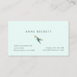 Tarjeta De Visita Colibrí