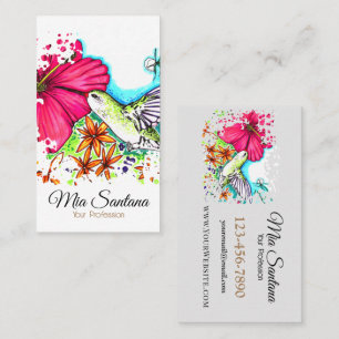 Tarjeta De Visita Colibrí