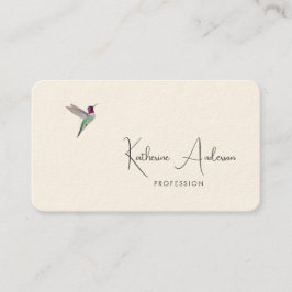 Tarjeta De Visita Colibrí de Anna