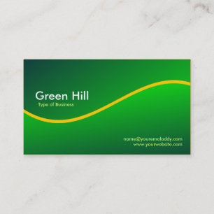 Tarjeta De Visita Colina verde 6