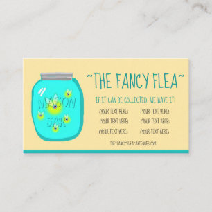 Tarjeta De Visita Collectables (bichos en un frasco)