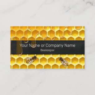 Tarjeta De Visita Colmena y abejas apicultor apicultura