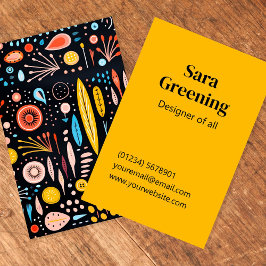 Tarjeta De Visita Colocar en color cualquier empresa personalizado d