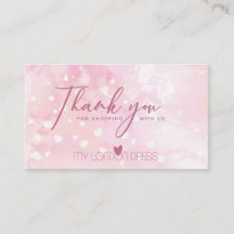 COLOR DE AGUA DEL CORAZÓN RUBOR PINK GRACIAS