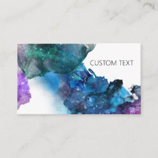 Tarjeta De Visita COLOR DE AGUA GALAXY personalizado