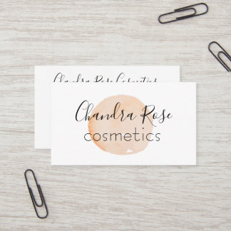 Tarjeta De Visita Color de agua Minimalista de moda personalizado