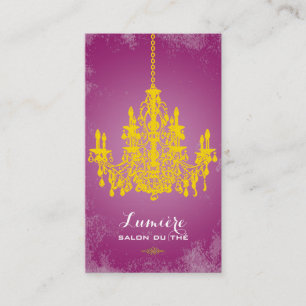 Tarjeta De Visita Color de candelabro de la varilla de oro de PixDez