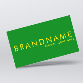 Tarjeta De Visita Color de contraste vibrante, moderno y audaz