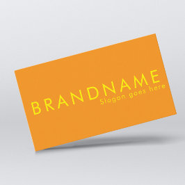 Tarjeta De Visita Color de contraste vibrante, moderno y audaz