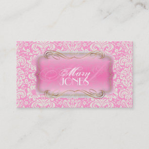 Tarjeta De Visita Color de Damasco de Vintage de PixDezines Fidora/D