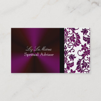 Tarjeta De Visita Color de fondo de PixDezines Tanza Damask/DIY