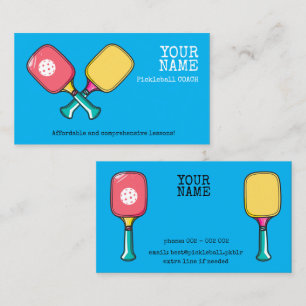 Tarjeta De Visita Color de fondo y texto personalizado Baloncesto