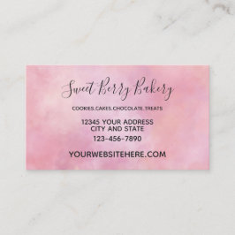 Tarjeta De Visita Color de punta rosa