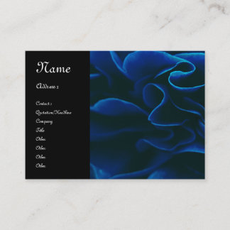 Tarjeta De Visita Color de rosa azul bonito