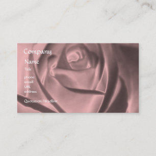 Tarjeta De Visita - Color de rosa metálico - plantilla color de ros