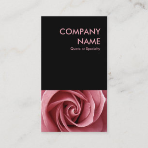 Tarjeta De Visita color de rosa rosado