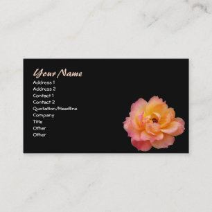 Tarjeta De Visita Color de rosa rosado