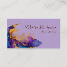 Color del agua abstracto colorido y tinta dorada