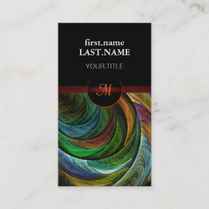 Tarjeta De Visita Color Guay elegante profesional y moderno