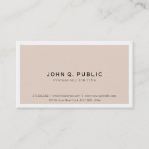 Tarjeta De Visita Color Minimalista y moderno profesional