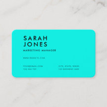 Color moderno neón azul