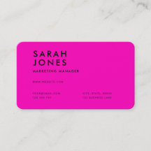 Color moderno neón rosado