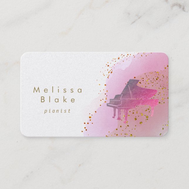 Tarjeta De Visita color morado (Anverso)