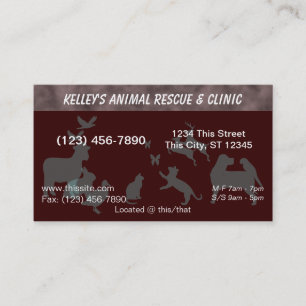 Tarjeta De Visita Color profesional de la U-selección del hospital