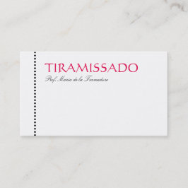 Tarjeta De Visita Color y línea